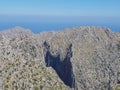 Road to Sa Calobra Beach in Palma de Mallorca Spain